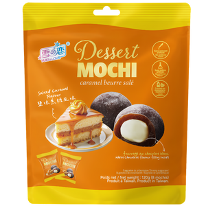 Yuki & Love Mochi Caramel Beurre Salé – 120 g à l’unité