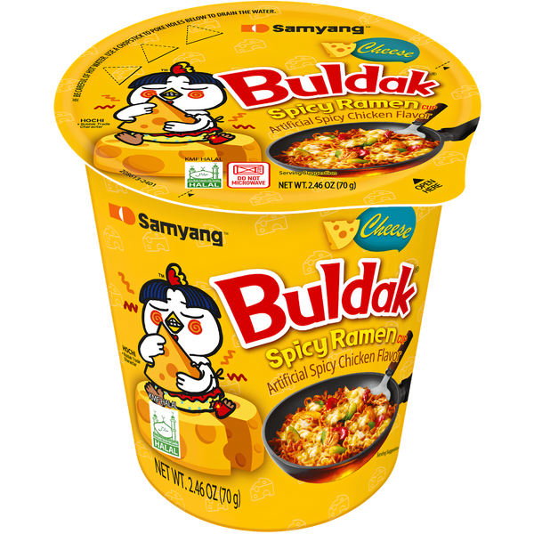 Samyang Buldak Cheese Cup – 70 g – produit importé chez Gr’eat Gourmandises