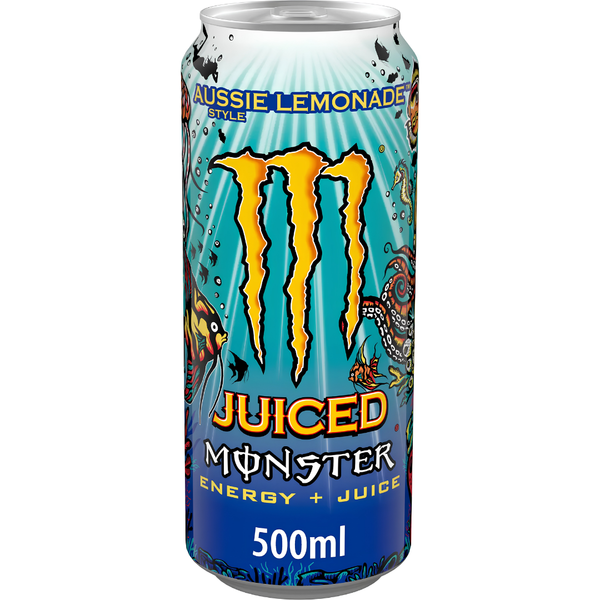 Monster Juiced Aussie Style Lemonade 500 ml