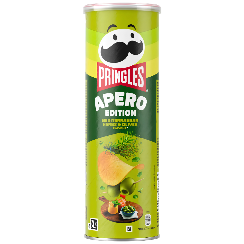 Pringles Apero Edition Mediterranean Herbs & Olives 165 g