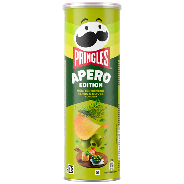 Pringles Apero Edition Mediterranean Herbs & Olives 165 g