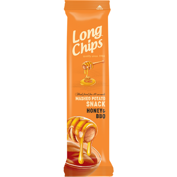 Long Chips Honey BBQ – 75 g – produit importé chez Gr’eat Gourmandises