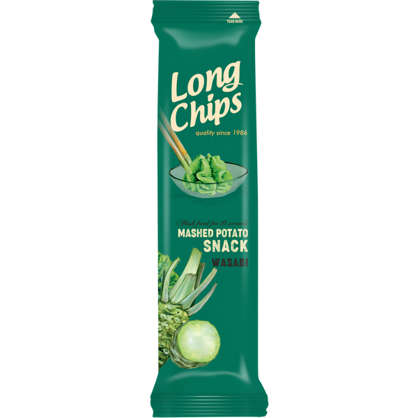 Long Chips Wasabi – 75 g – produit importé chez Gr’eat Gourmandises