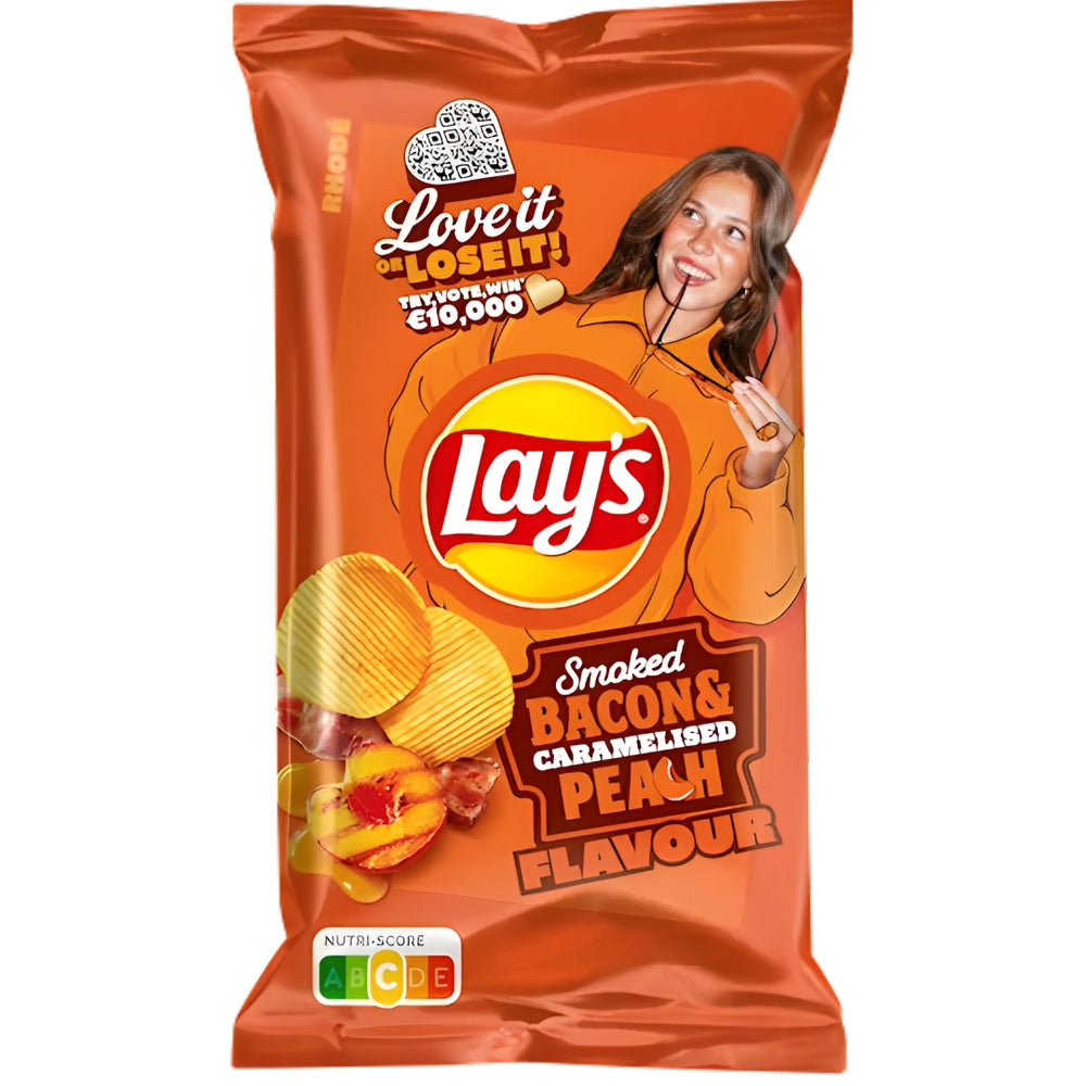 Lay’s Max Smoked Bacon & Peach 🍑🥓