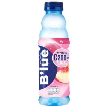 B'lue Pêche Vitaminée – Boisson Fruitière Enrichie en Vitamine C