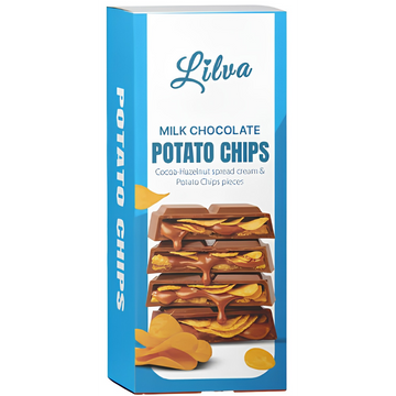 Lilva Chocolat au Lait Chips 85 g