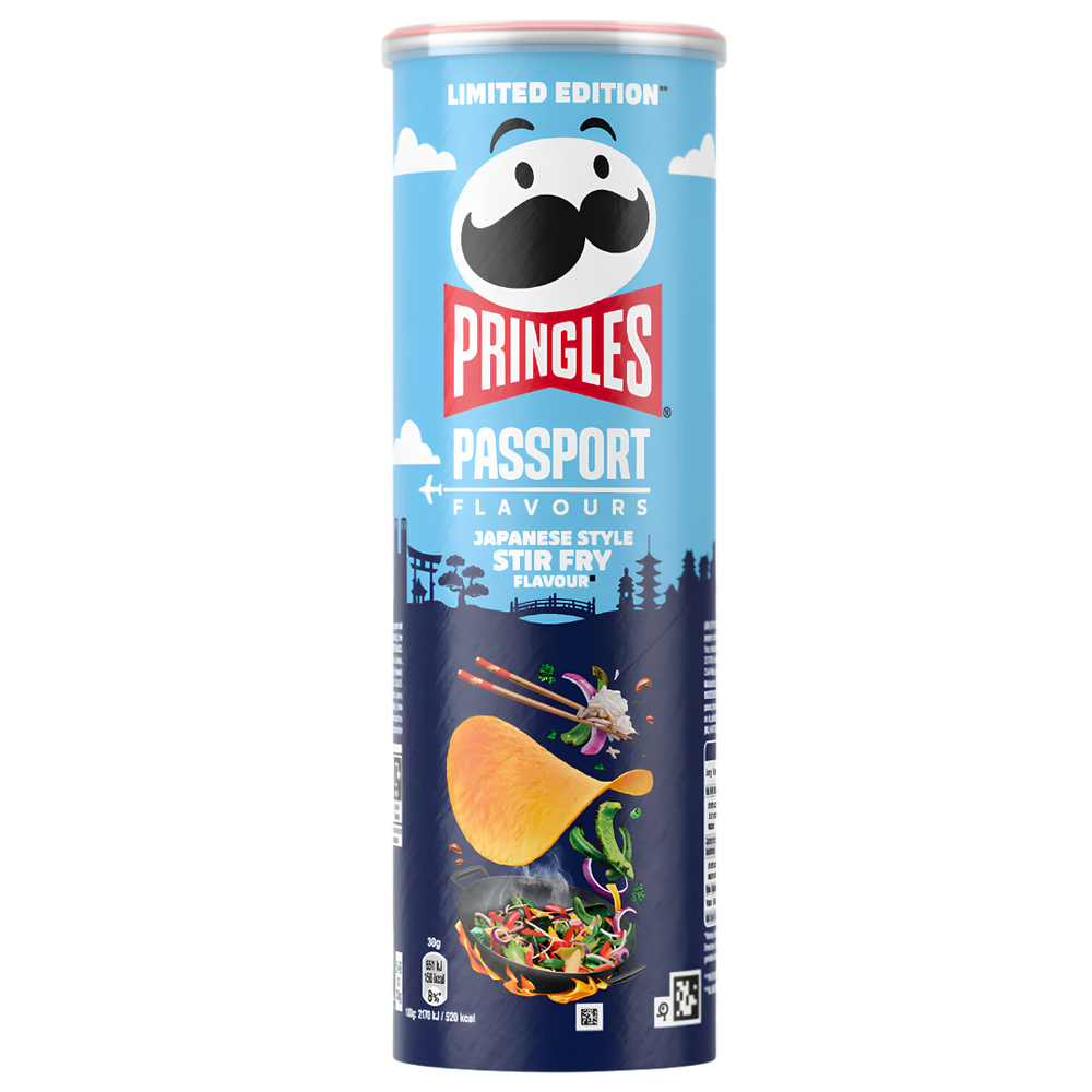 Pringles Passport Flavours Japanese Style Stir Fry | Chips Japonaises Édition Limitée
