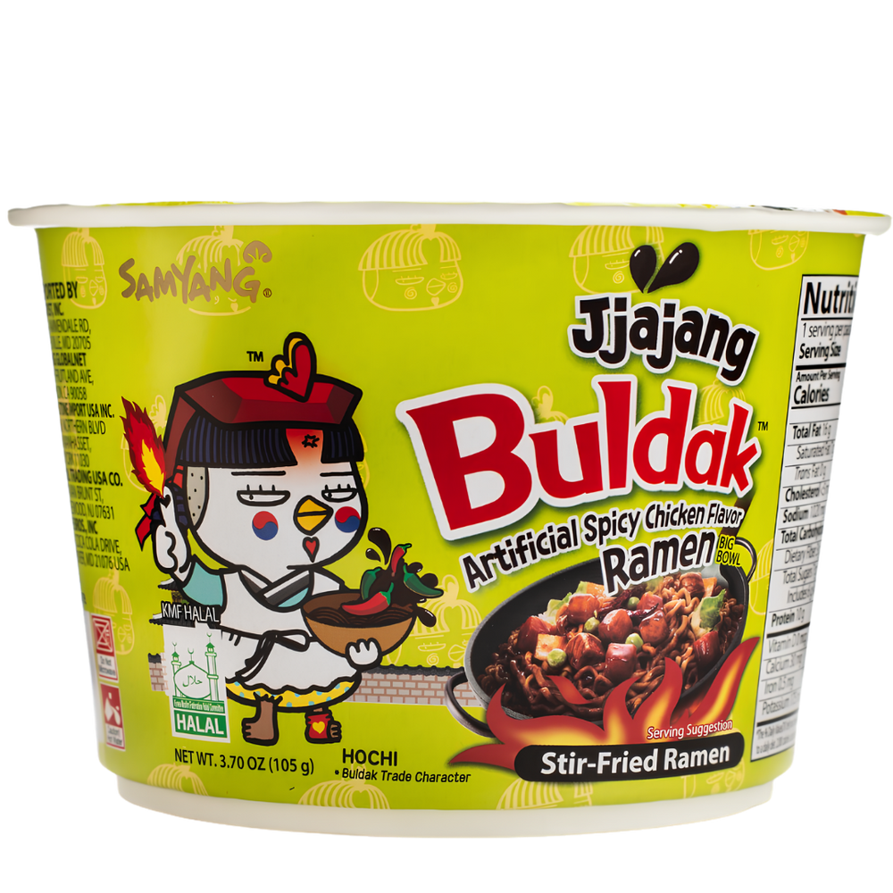 Samyang Buldak Jjajang Big Bowl | Nouilles Coréennes Épicées