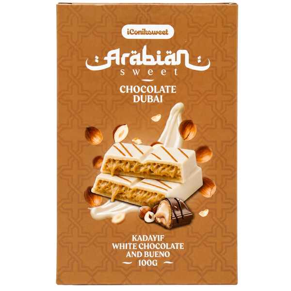 Iconik Sweet Dubai Kadayif White & Bueno – 100 g