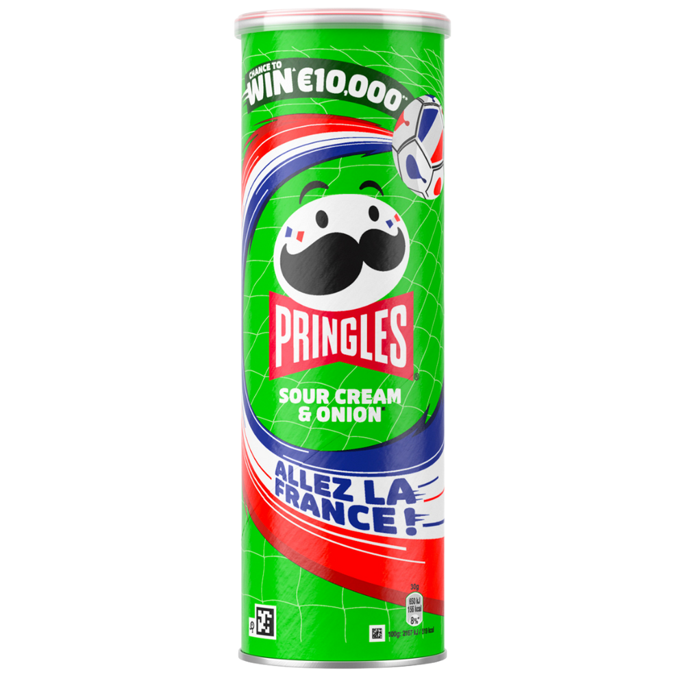 Pringles Sour Cream & Onion Allez La France | Édition Limitée Football