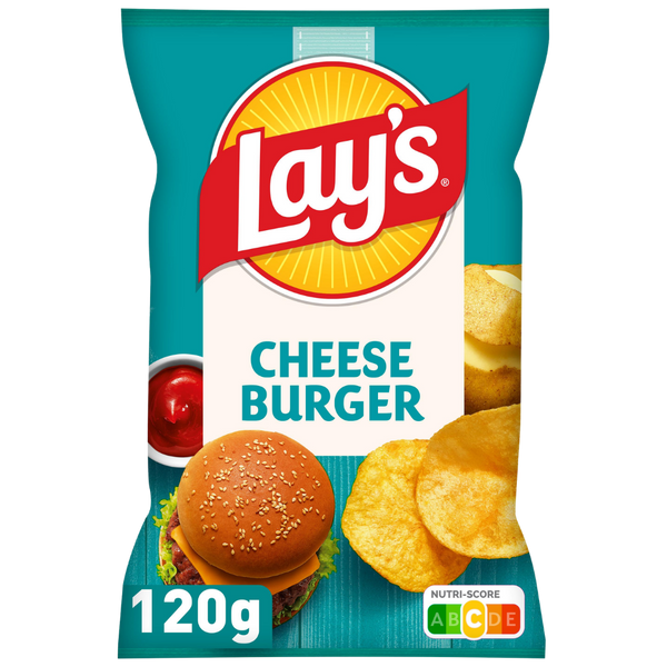 Lay’s Cheese Burger – Chips saveur cheeseburger 120 g