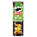 Pringles Super Hot Citron Épicé & Crabe – Chips Piquantes Saveur Fruits de Mer et Citron Vert