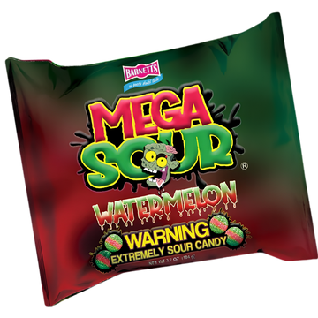 Mega Sour Watermelon – Bonbons Ultra Acides Saveur Pastèque pour une Explosion de Sensations