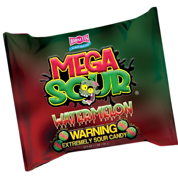 Barnetts Mega Sour Watermelon – produit importé chez Gr’eat Gourmandises