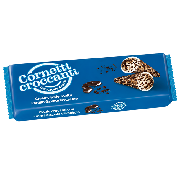 Cornetti Croccanti Vanille – produit importé chez Gr’eat Gourmandises