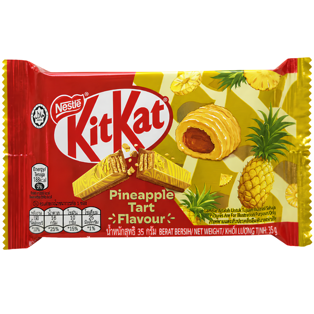 KitKat Pineapple Tart – Barre Chocolatée Saveur Tarte à l'Ananas Édition Limitée