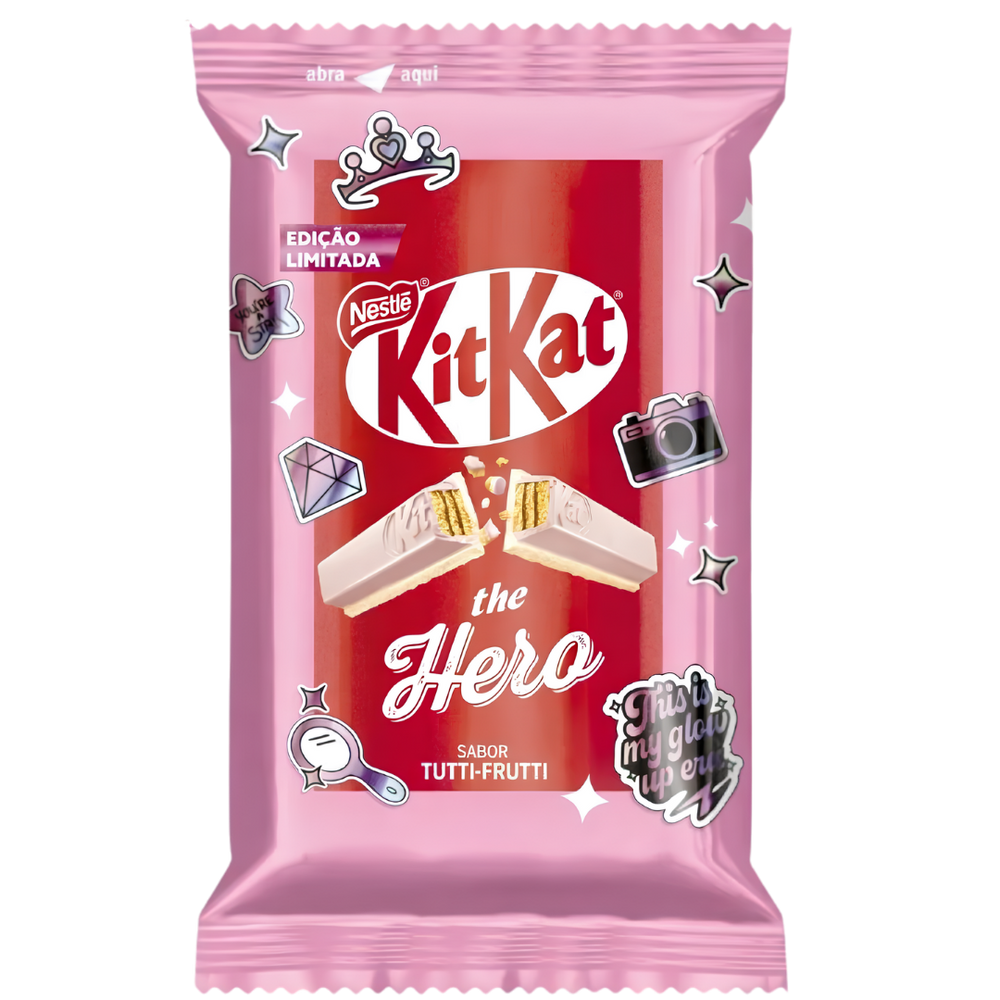 KitKat The Hero Tutti-Frutti – Gaufrette Chocolatée Saveur Fruits Édition Limitée