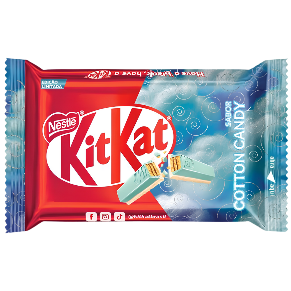 KitKat Cotton Candy – Gaufrette Croustillante Saveur Barbe à Papa Édition Limitée
