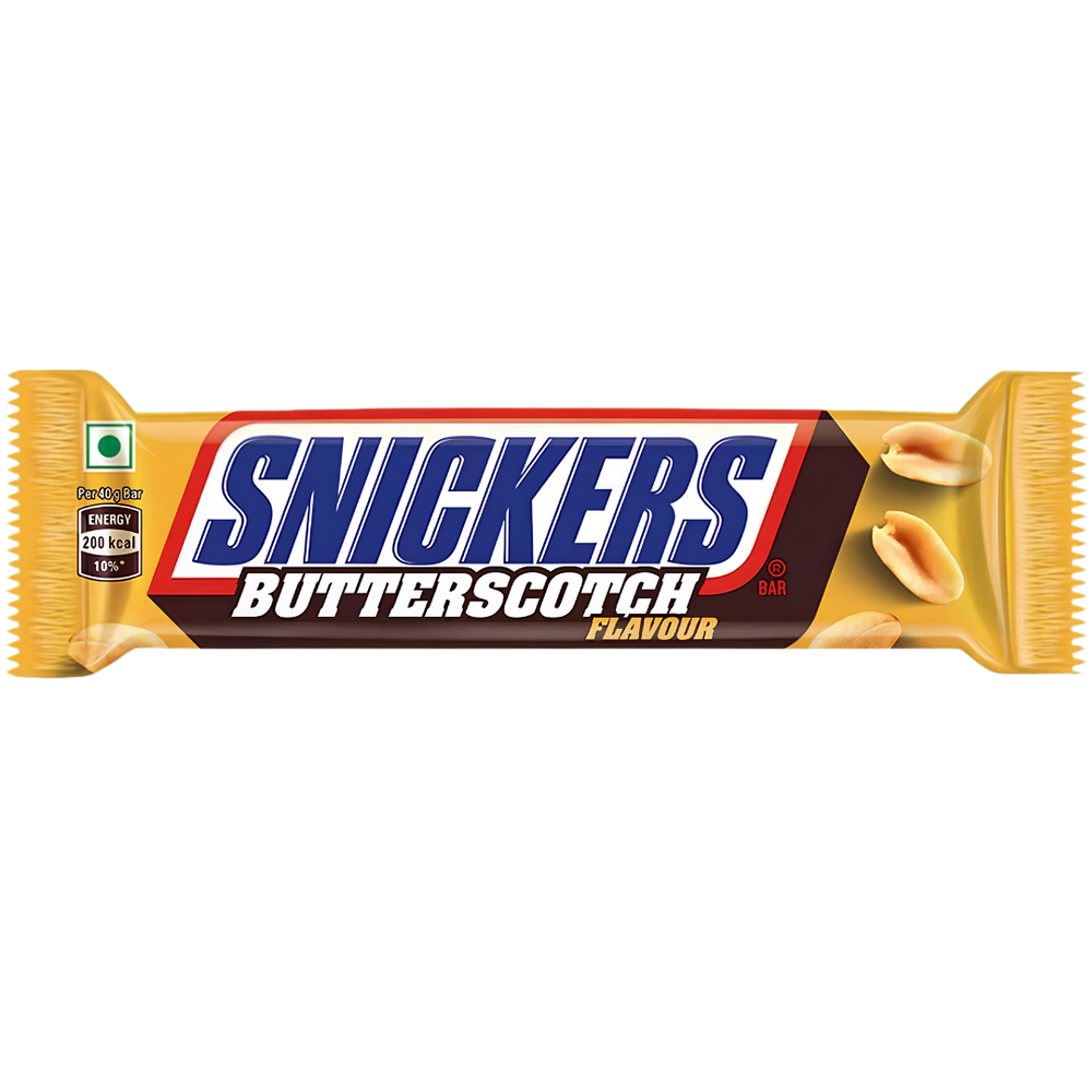 Snickers Butterscotch – Barre Chocolatée Saveur Butterscotch au Caramel Beurré