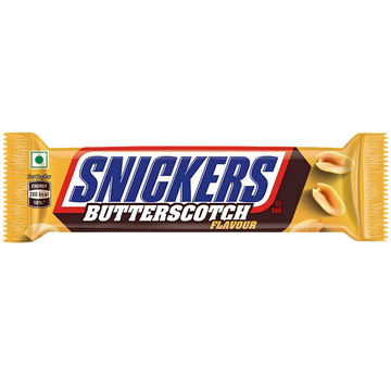 Snickers Butterscotch – Barre Chocolatée Saveur Butterscotch au Caramel Beurré
