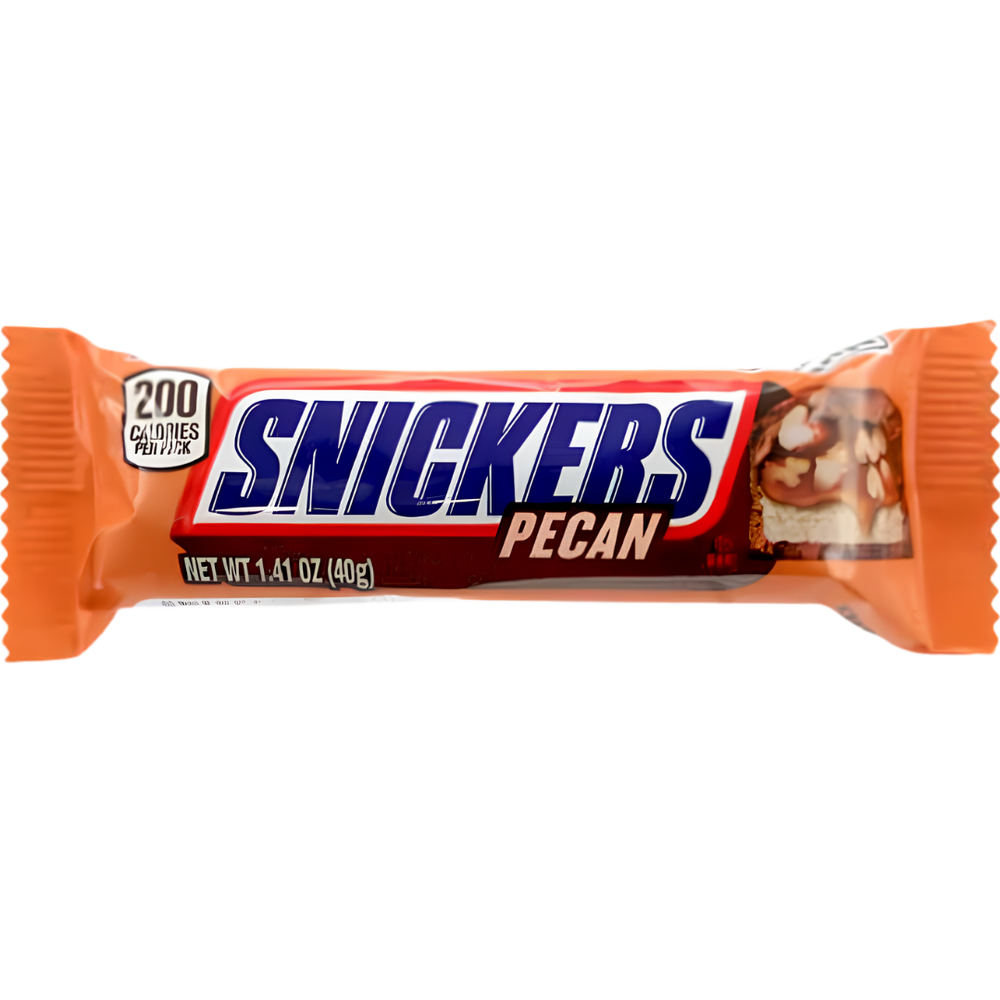Snickers Pecan – Barre Chocolatée aux Noix de Pécan Gourmandes