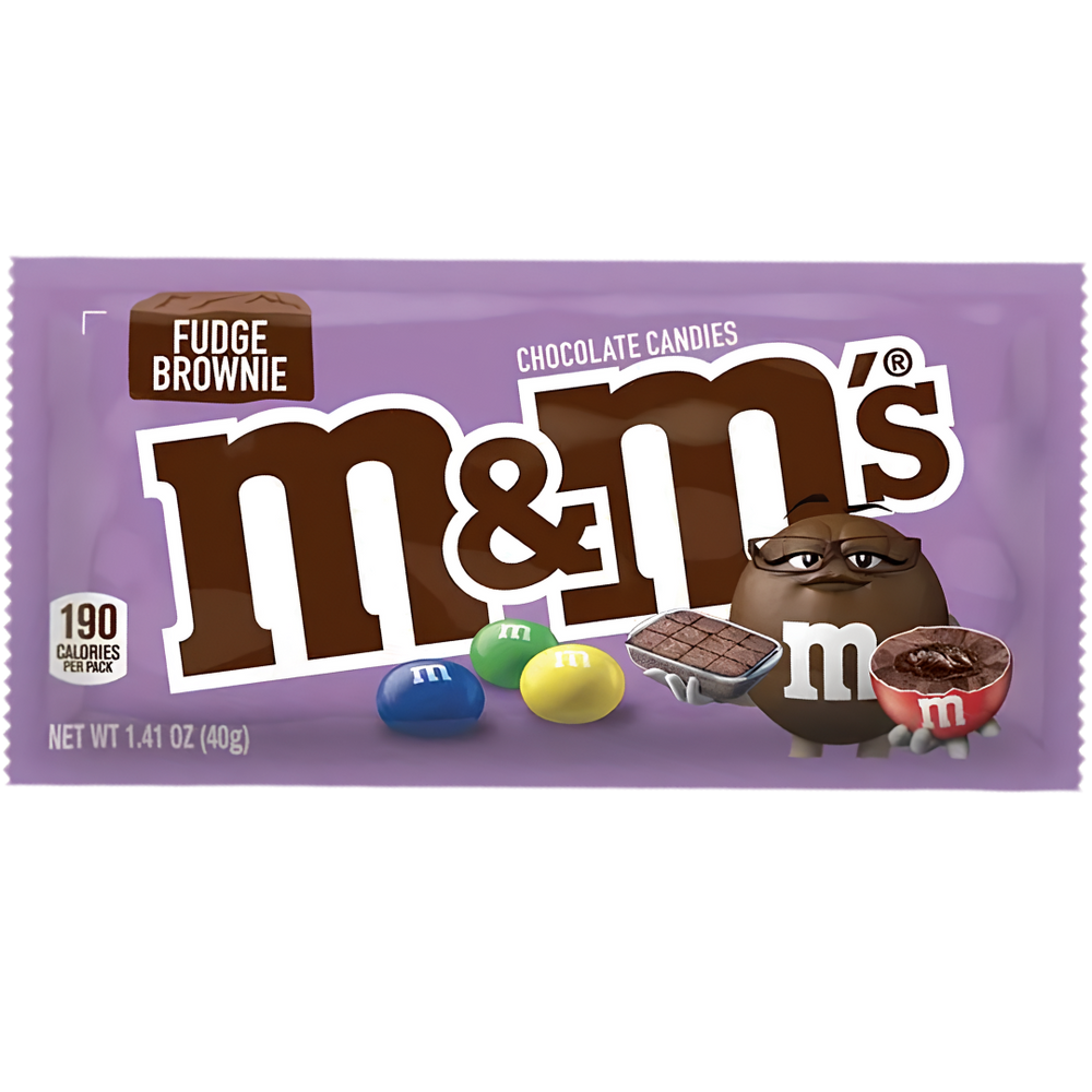 M&M's Fudge Brownie – Bonbons Chocolatés Fourrés Saveur Brownie Fondant 40 g