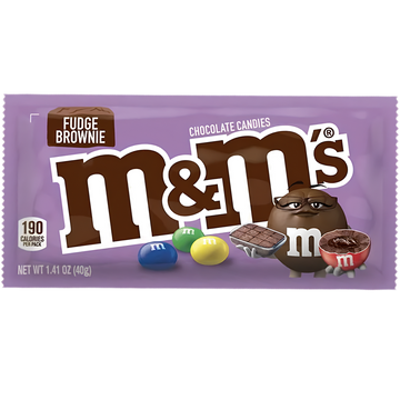M&M's Fudge Brownie – Bonbons Chocolatés Fourrés Saveur Brownie Fondant 40 g