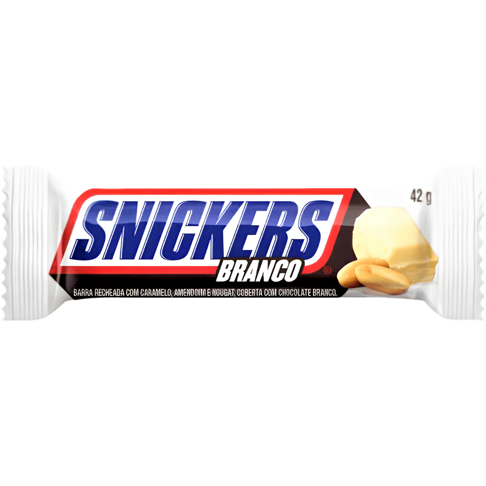 Snickers Branco – Barre Chocolatée au Chocolat Blanc