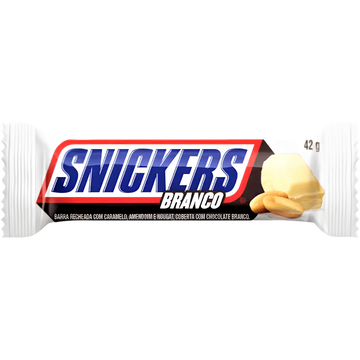 Snickers Branco – Barre Chocolatée au Chocolat Blanc