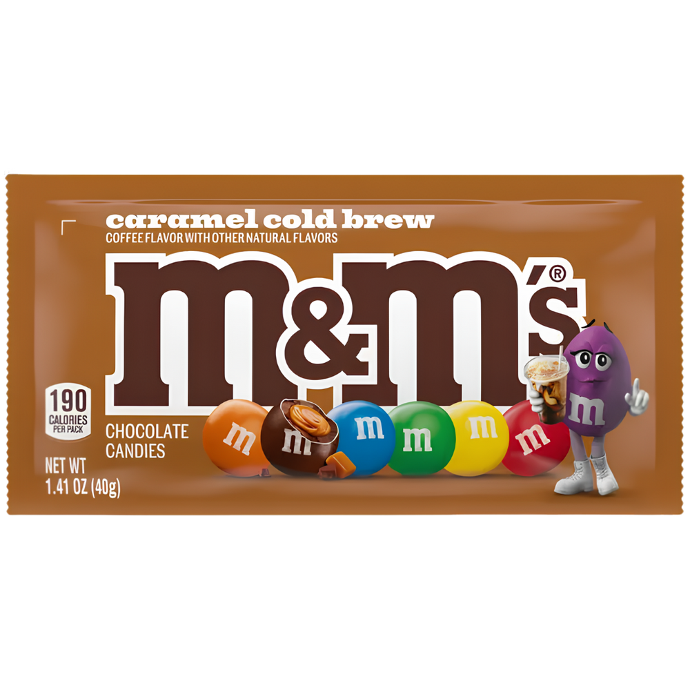 M&M's Caramel Cold Brew – Bonbons Chocolatés au Caramel Saveur Café 40 g