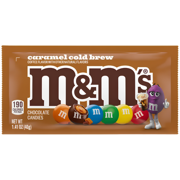 M&M's Caramel Cold Brew – Bonbons Chocolatés au Caramel Saveur Café 40 g