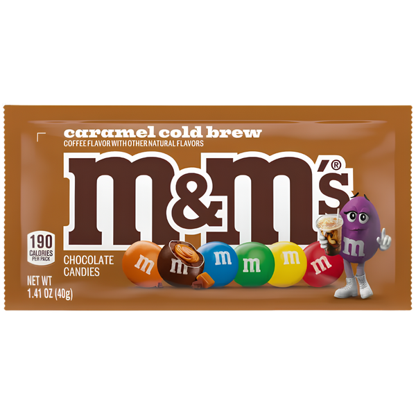 M&M’s Caramel Cold Brew – 40 g – produit importé chez Gr’eat Gourmandises