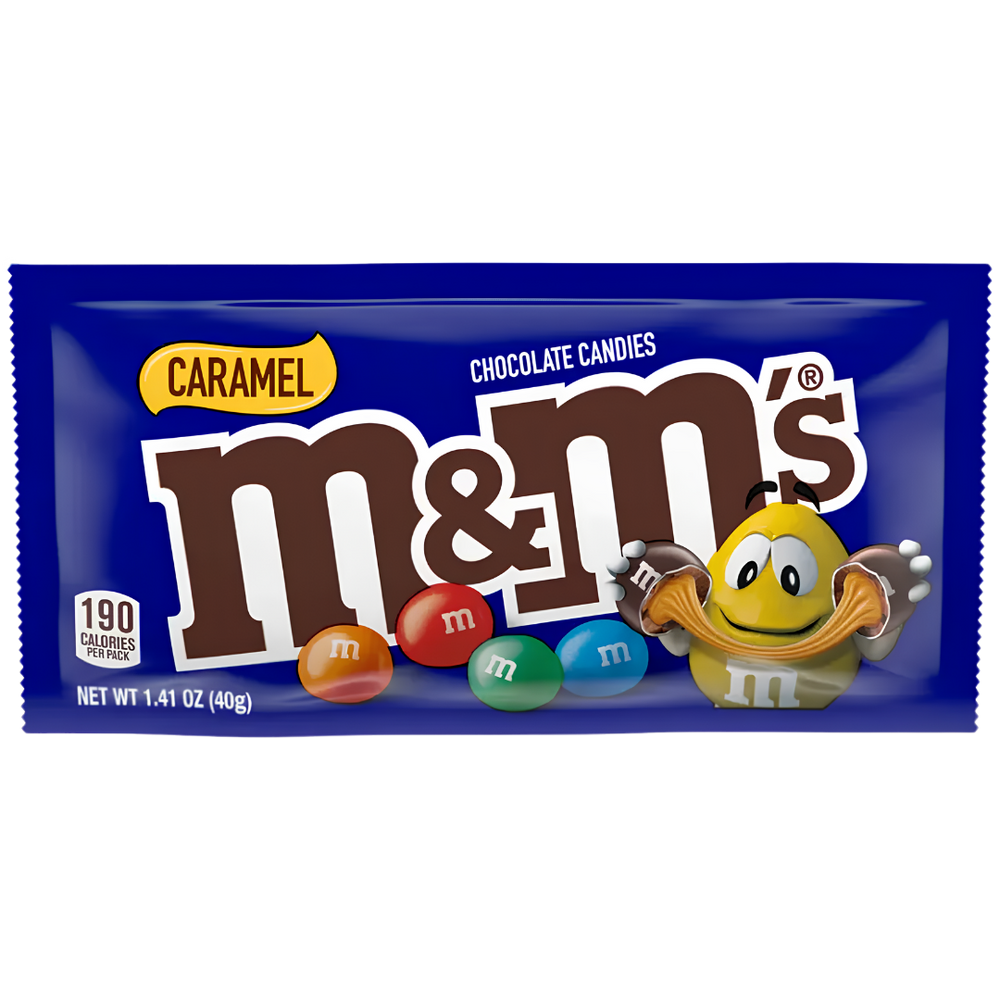 M&M's Caramel – Bonbons Chocolatés Fourrés au Caramel 40 g