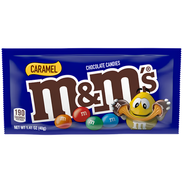 M&M's Caramel – Bonbons Chocolatés Fourrés au Caramel 40 g