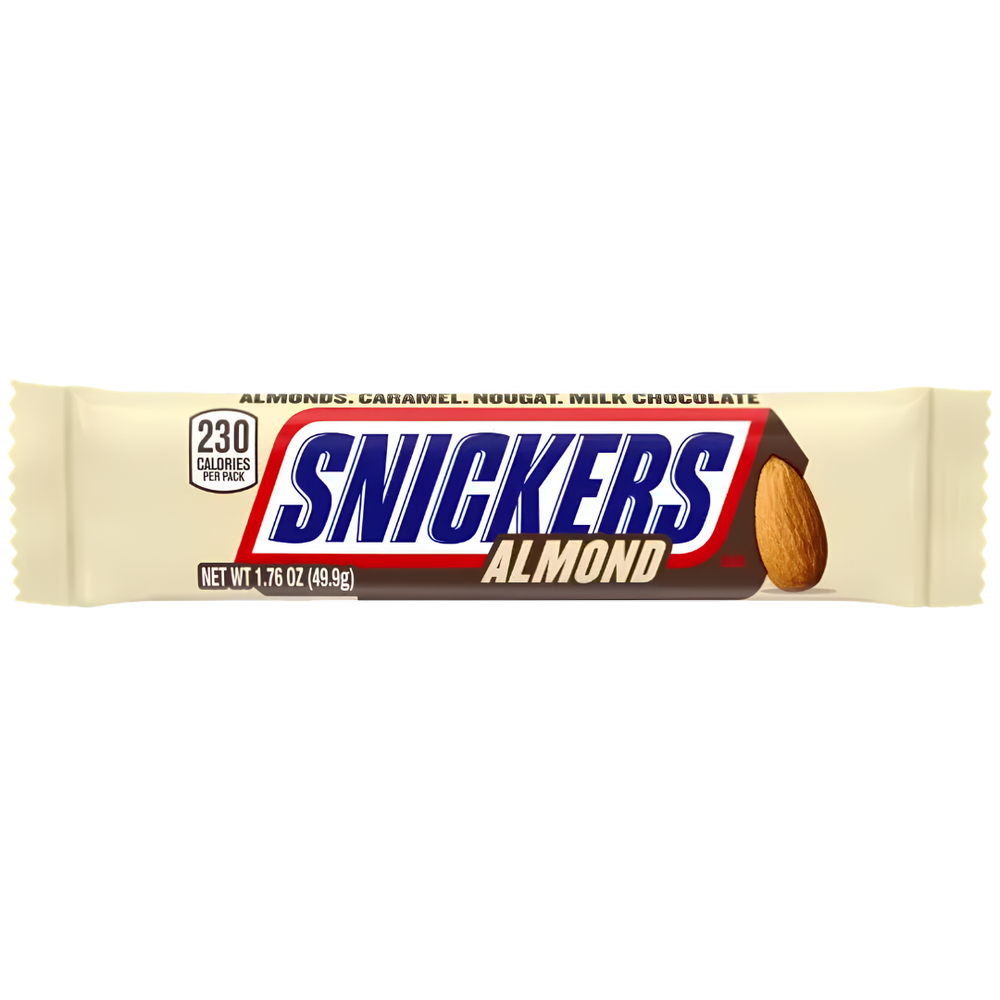 Snickers Almond – Barre Chocolatée aux Amandes
