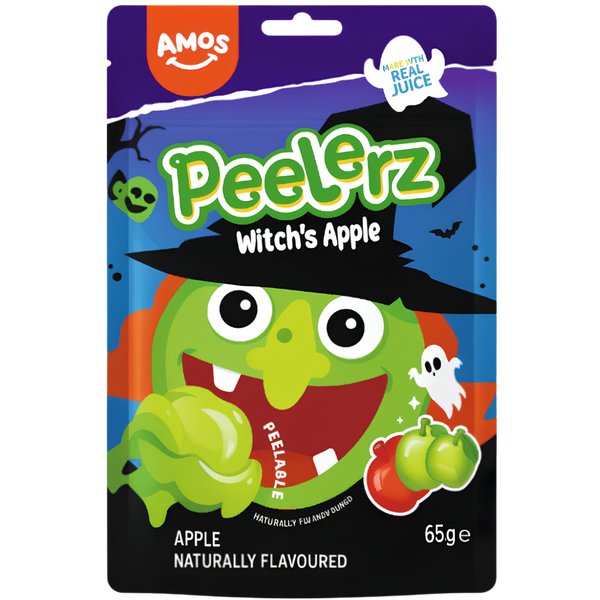 Amos Peelerz Gummy Witch Apple – 65 g