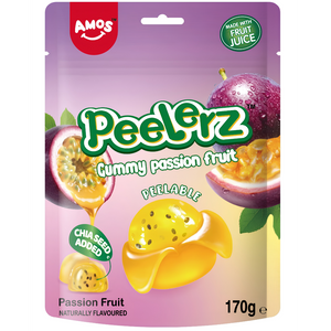 Amos Peelerz Gummy Passion Fruit – 170 g