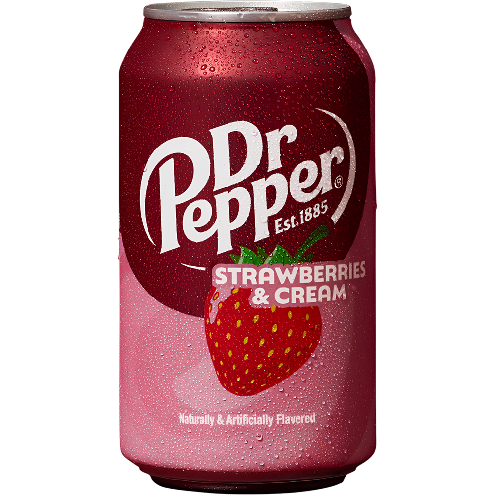 Dr Pepper Strawberries & Cream – 355 ml