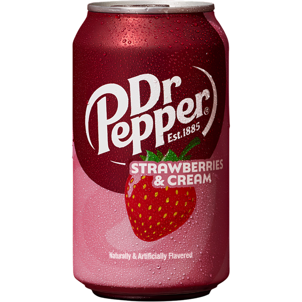 Dr Pepper Strawberries & Cream – 355 ml