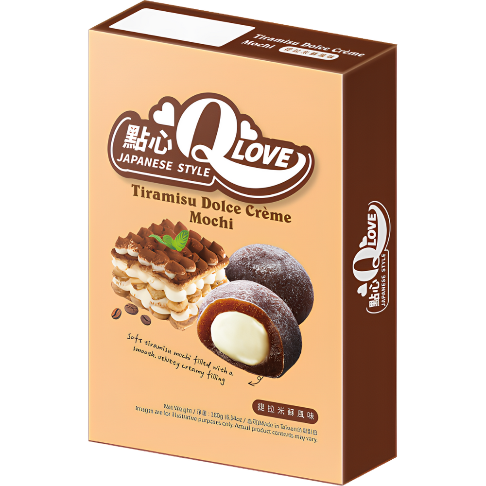 QLove Mochi Deluxe Tiramisu Dolce Crème – 180 g