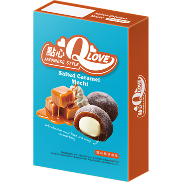QLove Mochi Deluxe Caramel Beurre Salé – 180 g
