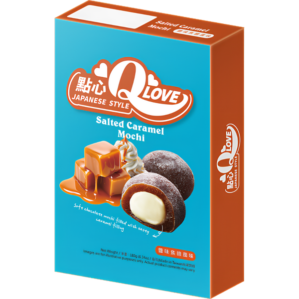 QLove Mochi Deluxe Caramel Beurre Salé – 180 g