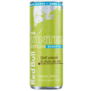 Red Bull Winter Edition Pistache & Fruits des Bois Sans Sucres – 250 ml