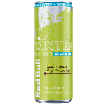 Red Bull Winter Edition Pistache & Fruits des Bois Sans Sucres – 250 ml