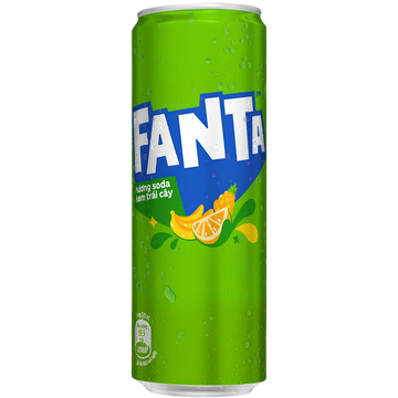 Fanta Soda Cream Fruit – Soda crème aux fruits Canette 320 ml