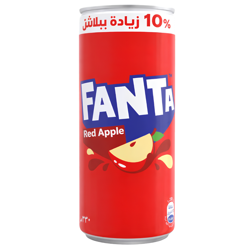 Fanta Red Apple – Soda Pomme rouge Canette 330 ml