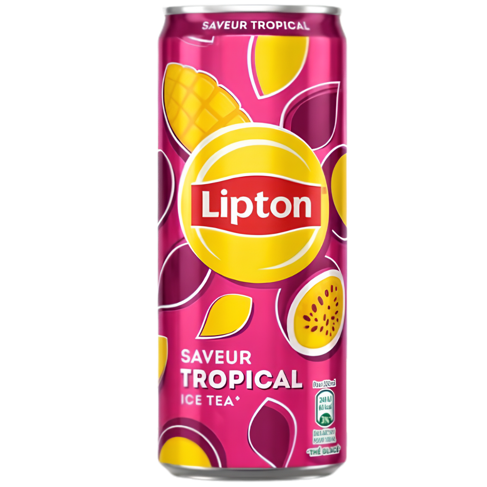 Lipton Ice Tea Tropical – Canette 330 ml