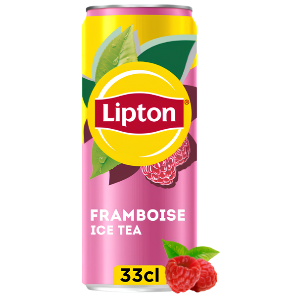 Lipton Ice Tea Framboise – Canette 330 ml