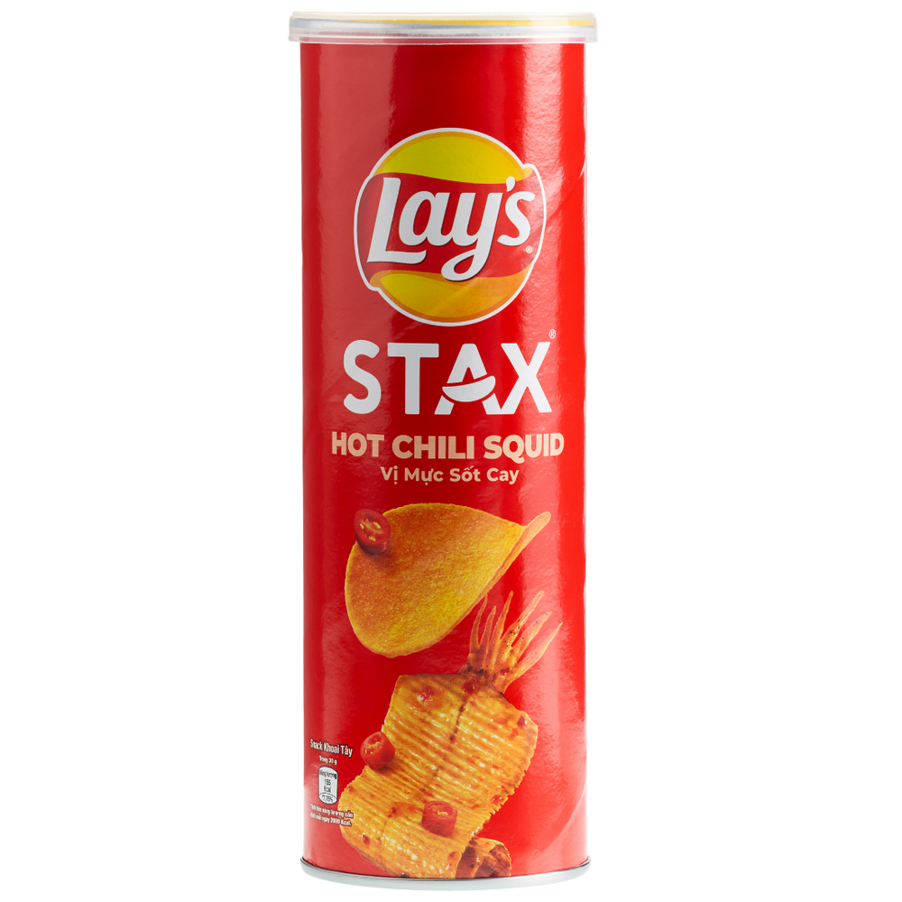 Lay's Stax Hot Chilli Squid – 90 g