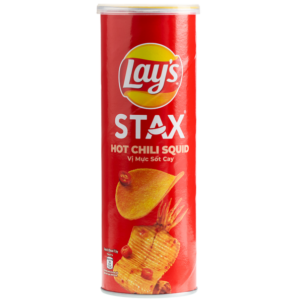 Lay's Stax Hot Chilli Squid – 90 g